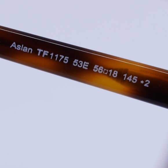 Tom Ford FT1175 53E Sunglasses Blonde Havana Square Frame, Brown Lenses - Picture 6 of 9